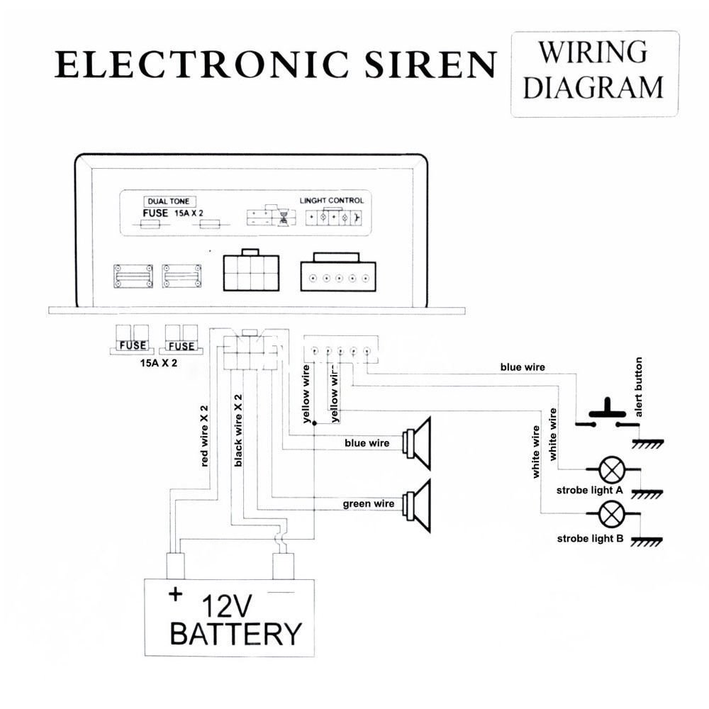 cjb 200w siren wiring diagram