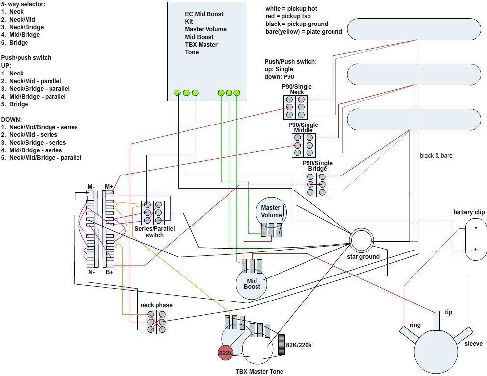 clapton mid boost wiring diagram