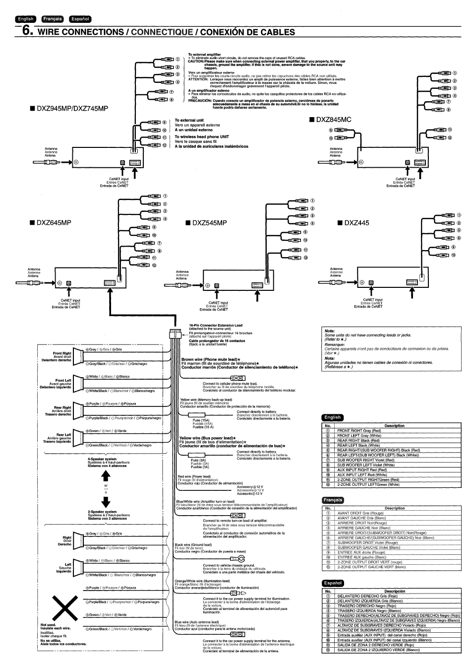 clarion cmd4 wiring diagram