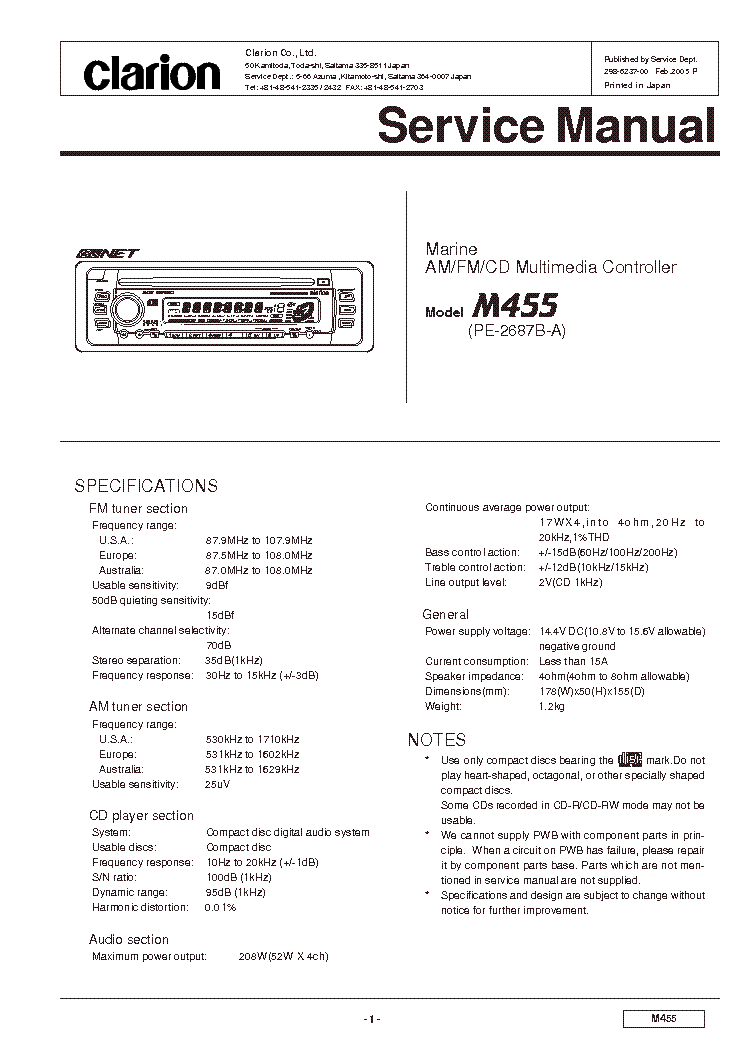 clarion cmd8 wiring diagram