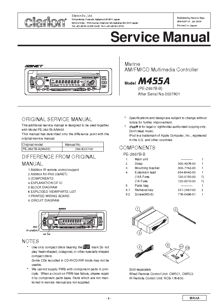 clarion dxz385usb wiring diagram