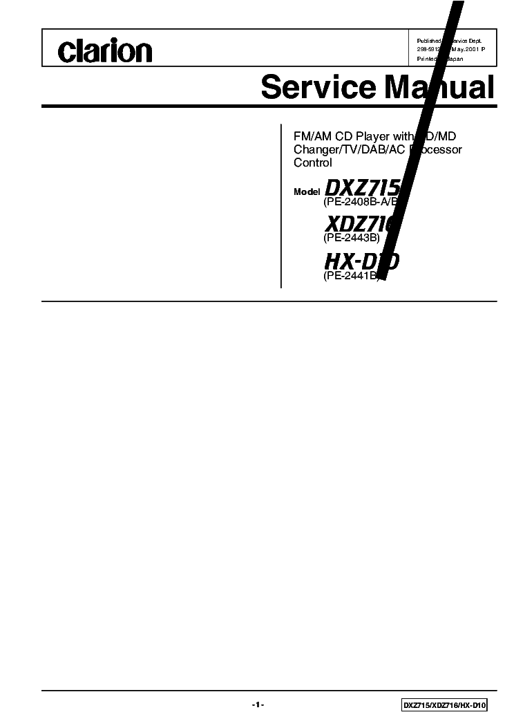 clarion dxz845mc wiring diagram