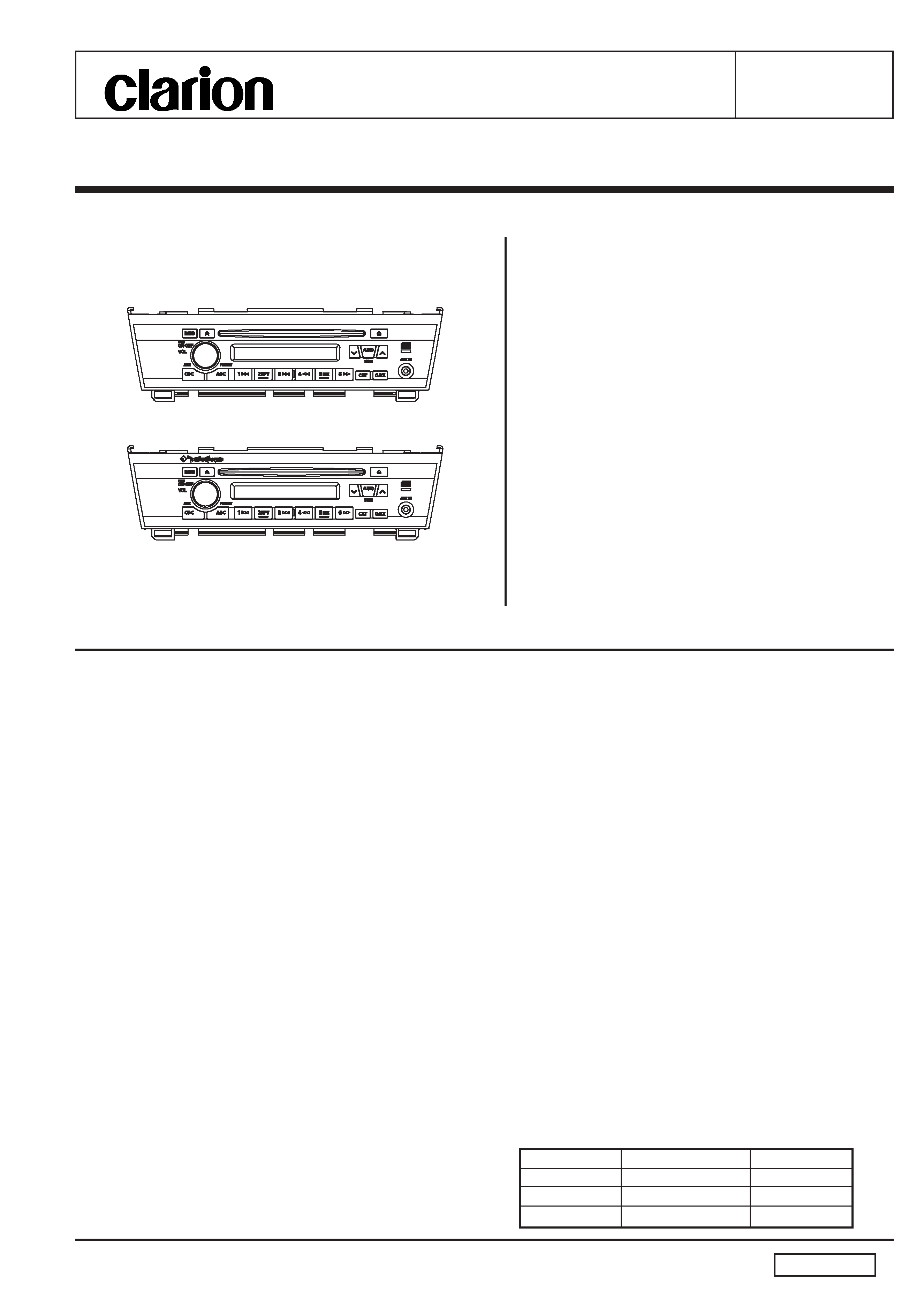 clarion eqs746 wiring diagram