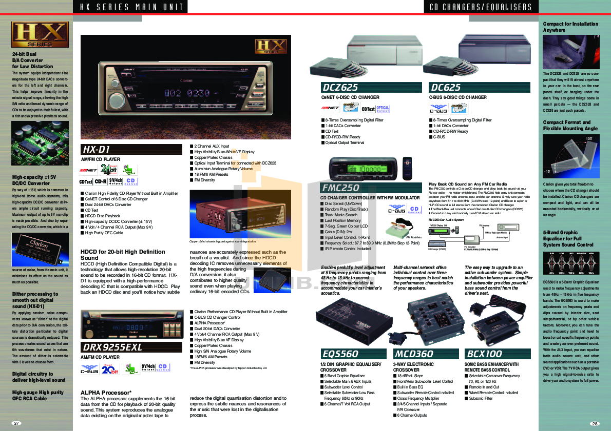 clarion m109 wiring diagram