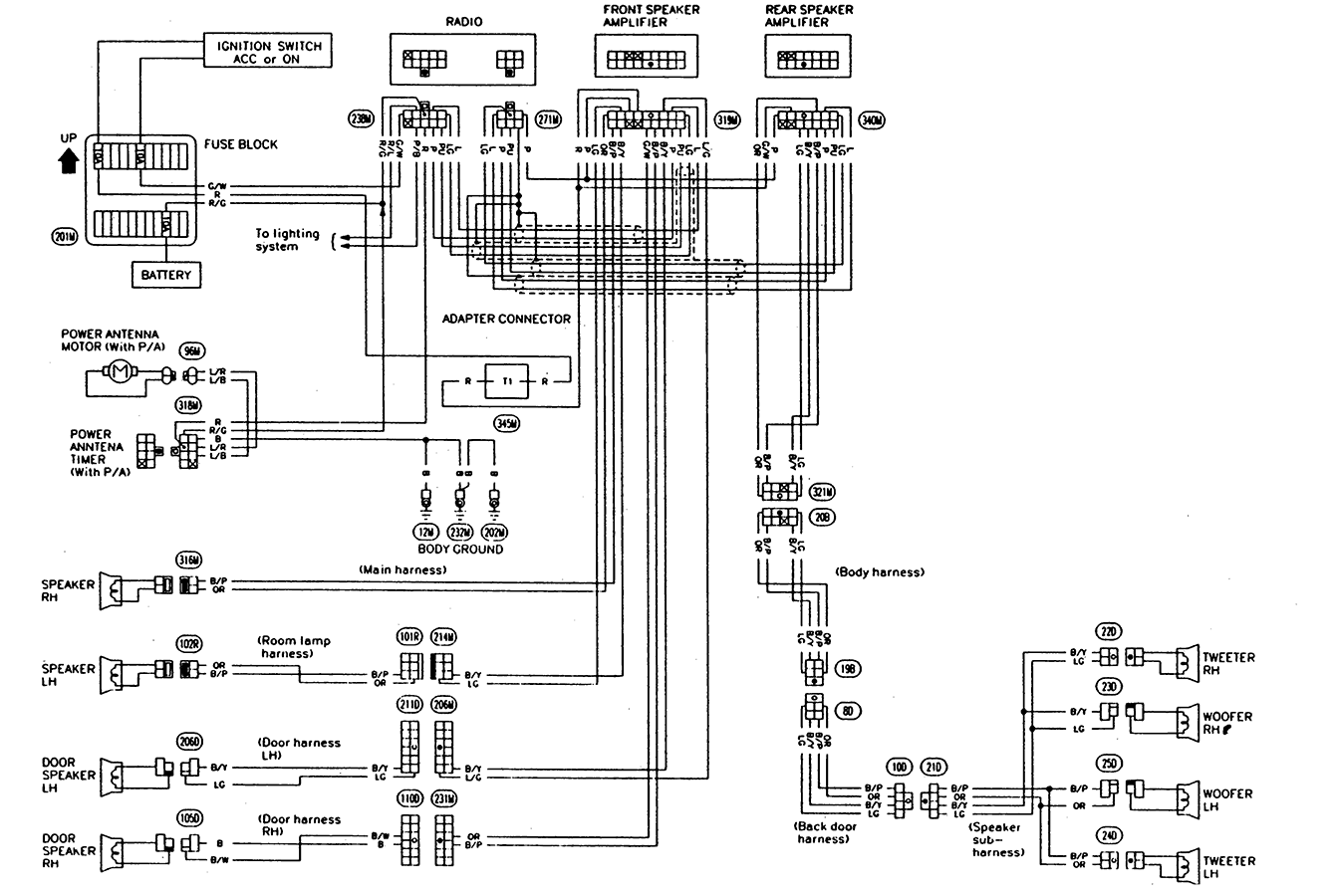 clarion m508 wiring diagram nissan frontier