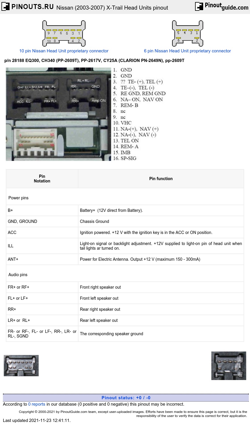 clarion vz409 wiring diagram