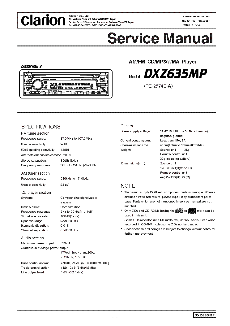 clarion xmd1 wiring diagram