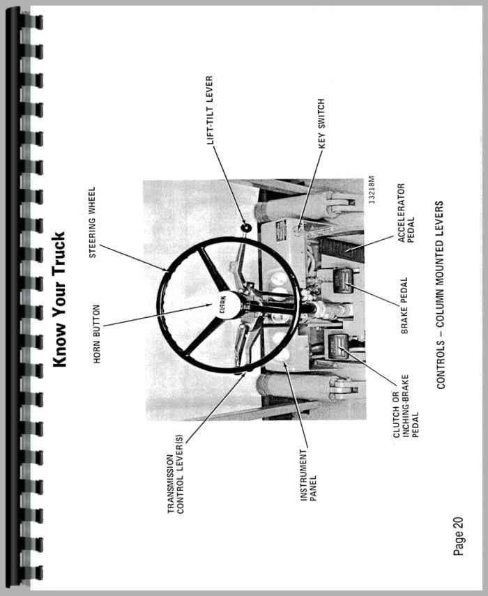 clark c500 brake diagram