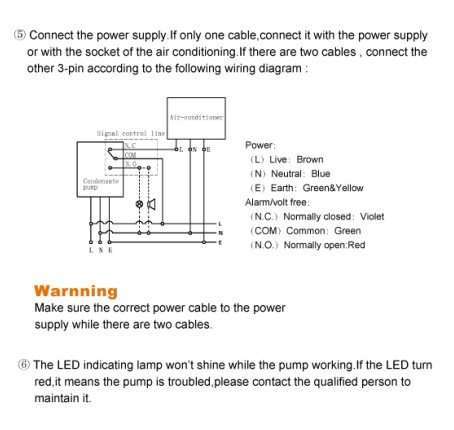 clearvue mini pump wiring diagram