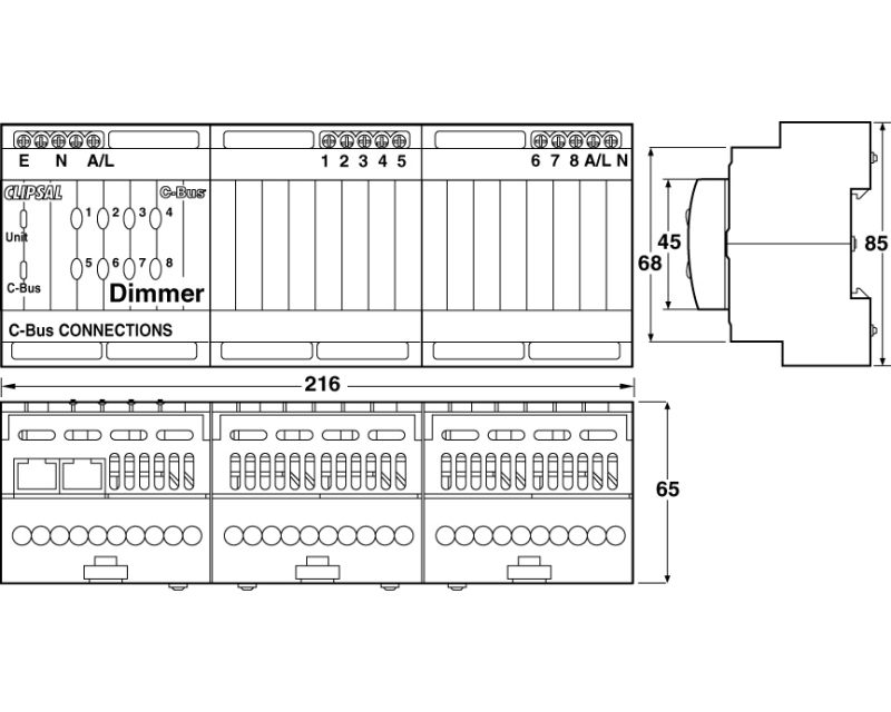 clipsal c bus wiring diagram