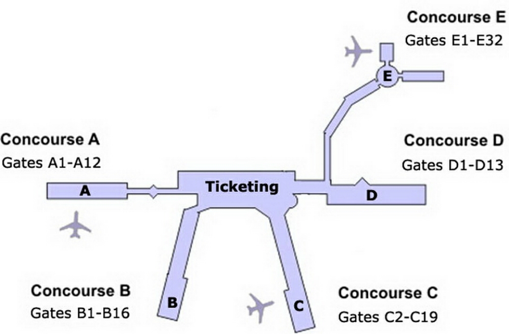 clt airport diagram