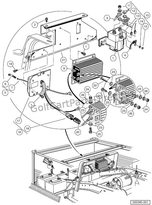 club car precedent wiring diagram 48 volt