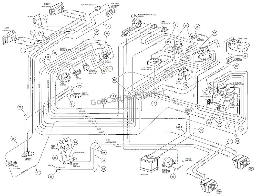 club car xrt 1550 wiring diagram