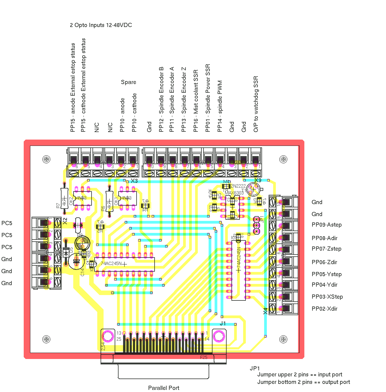 cnc breakout board wiring diagram