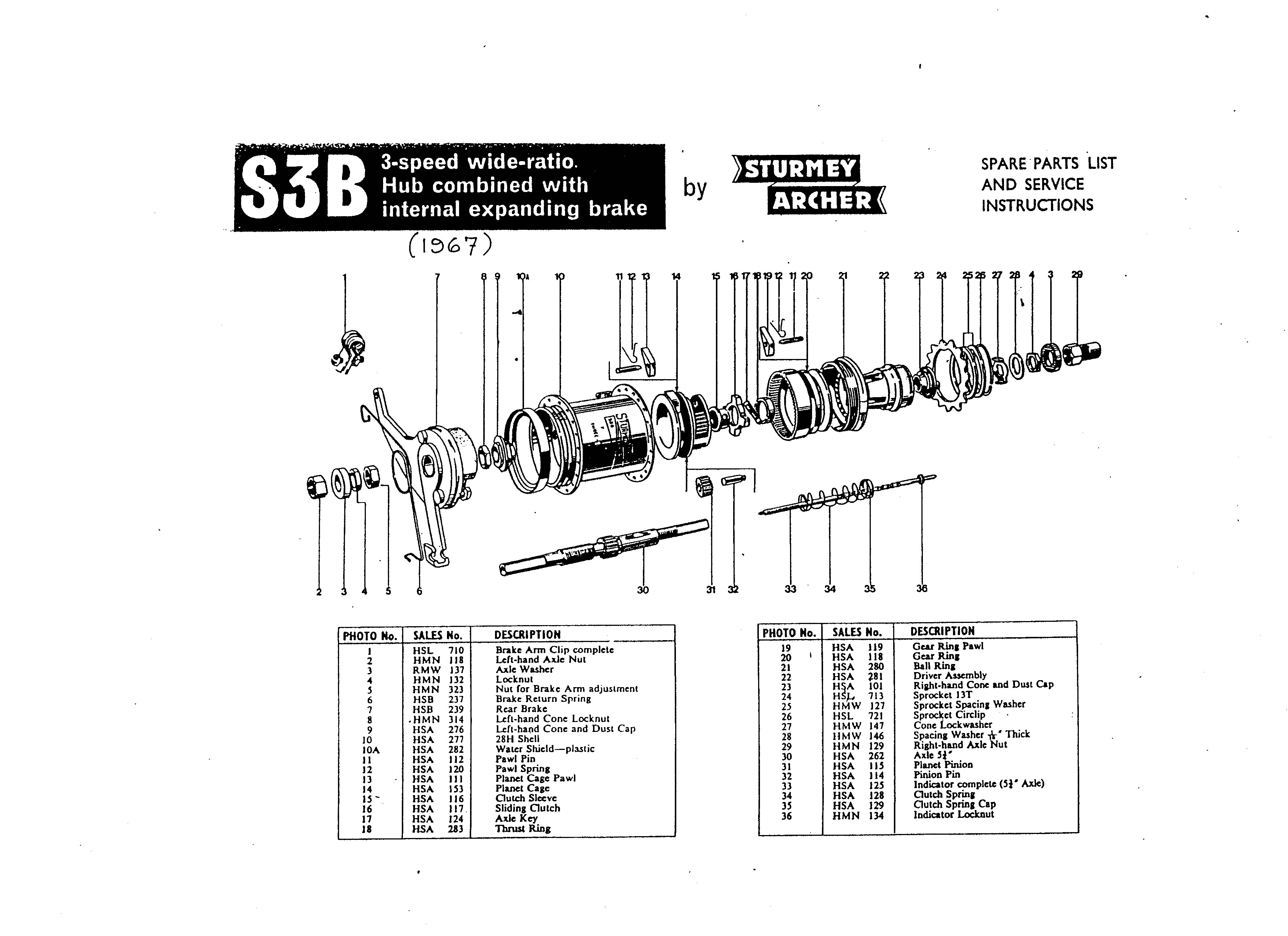 Coaster Brake Hub Diagram