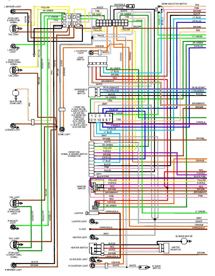 coil wiring diagram 1970 pontiac bonneville