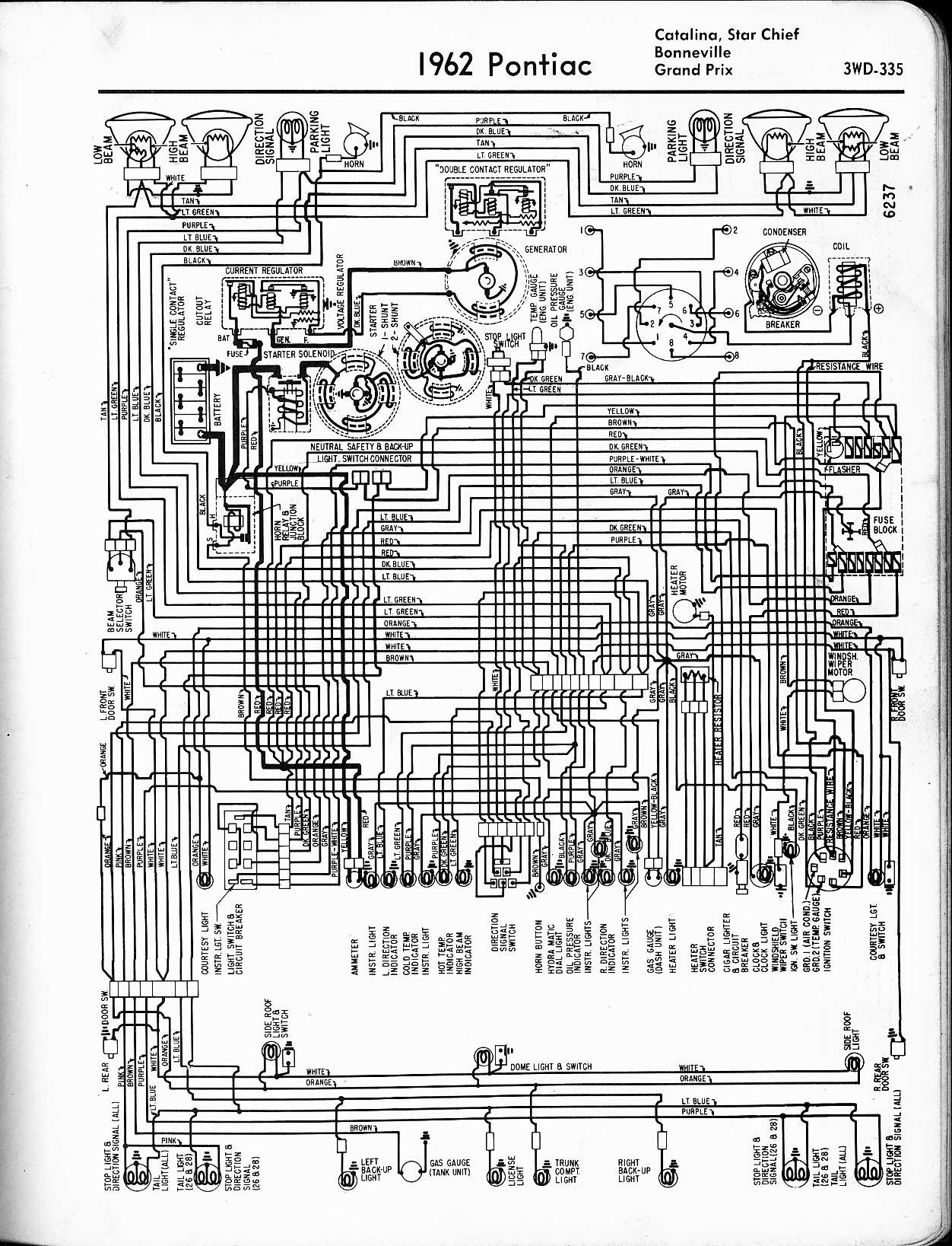 coil wiring diagram 1970 pontiac bonneville
