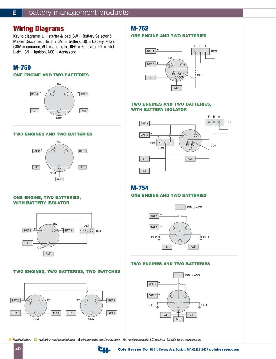 cole hersee battery switch wiring diagram