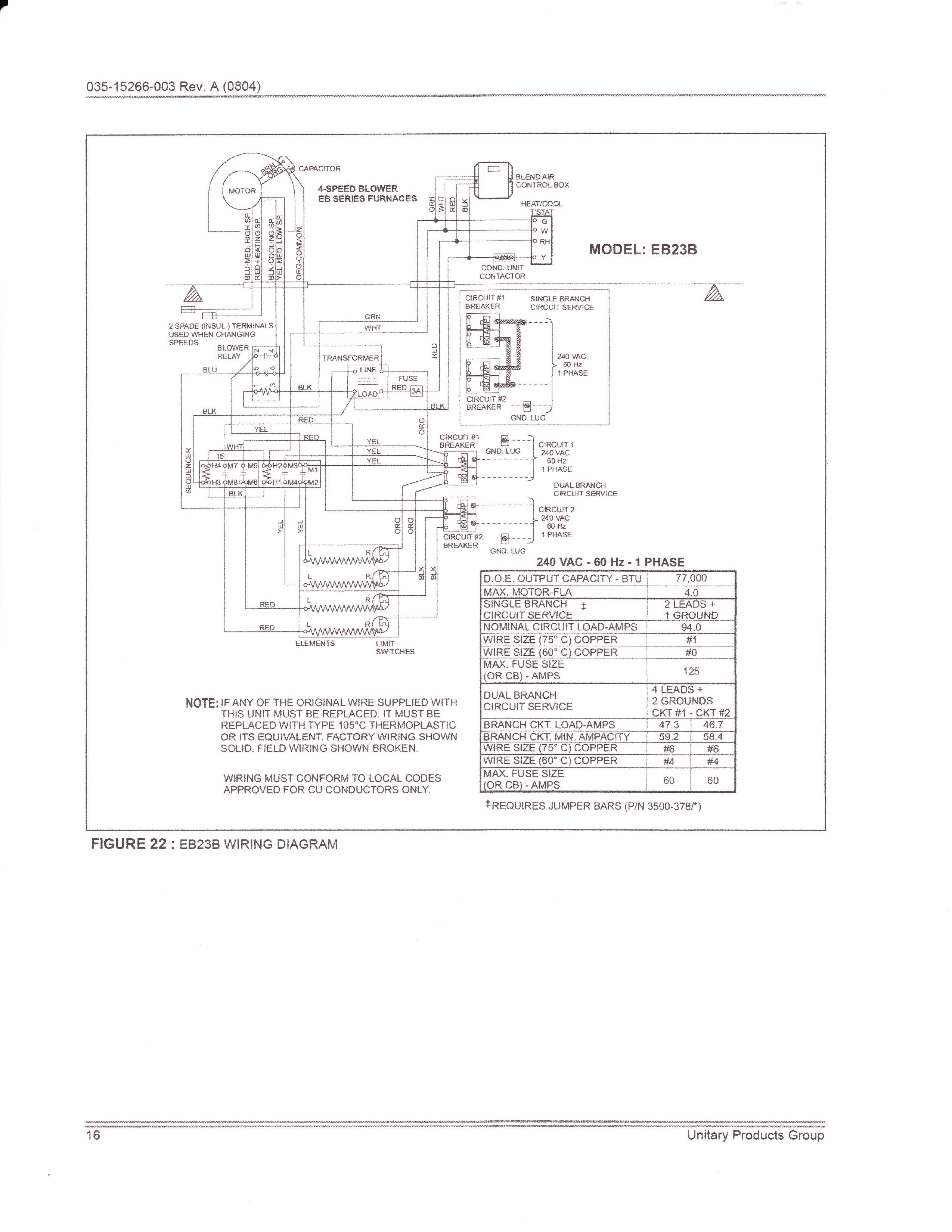 coleman evcon furnace wiring diagram