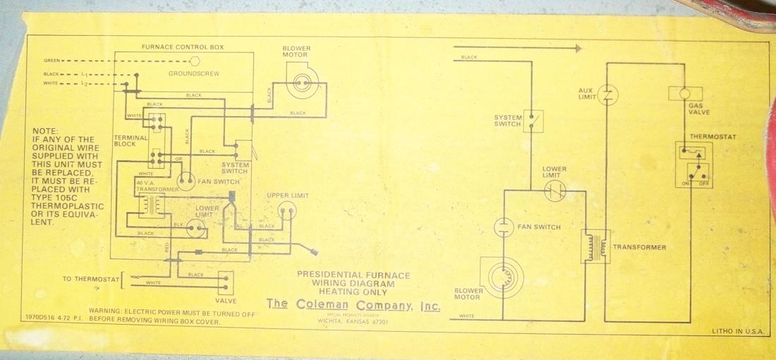 Coleman Electric Furnace Sequencer Wiring Diagram from schematron.org