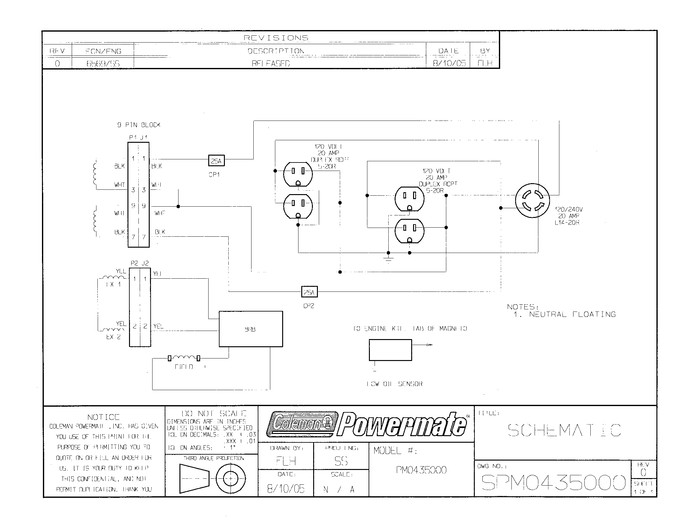 coleman wiring diagram 534050