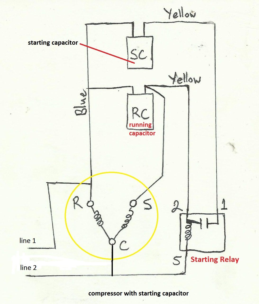 comfortmaker compressor wiring diagram