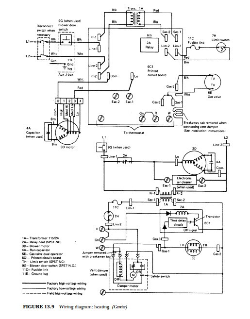 comfortmaker compressor wiring diagram