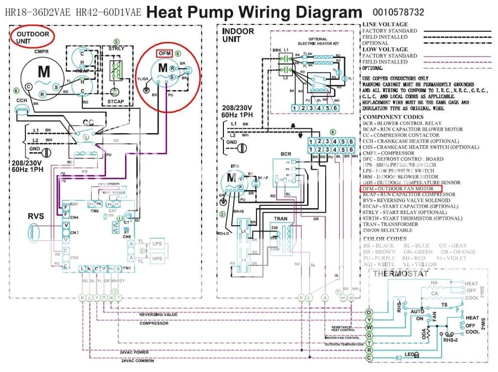 comfortmaker heat pump wiring diagram