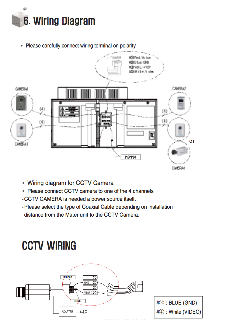 commax intercom wiring diagram