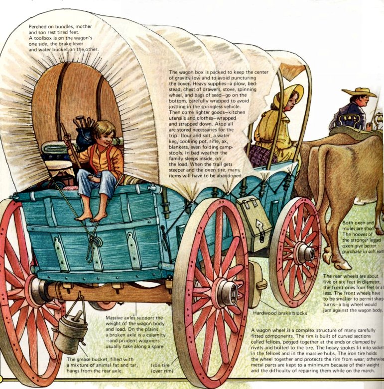 conestoga wagon diagram