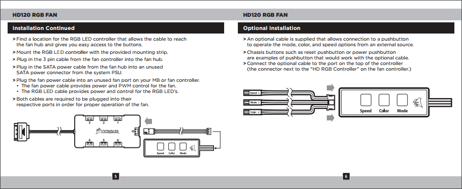 corsair hd120 wiring diagram