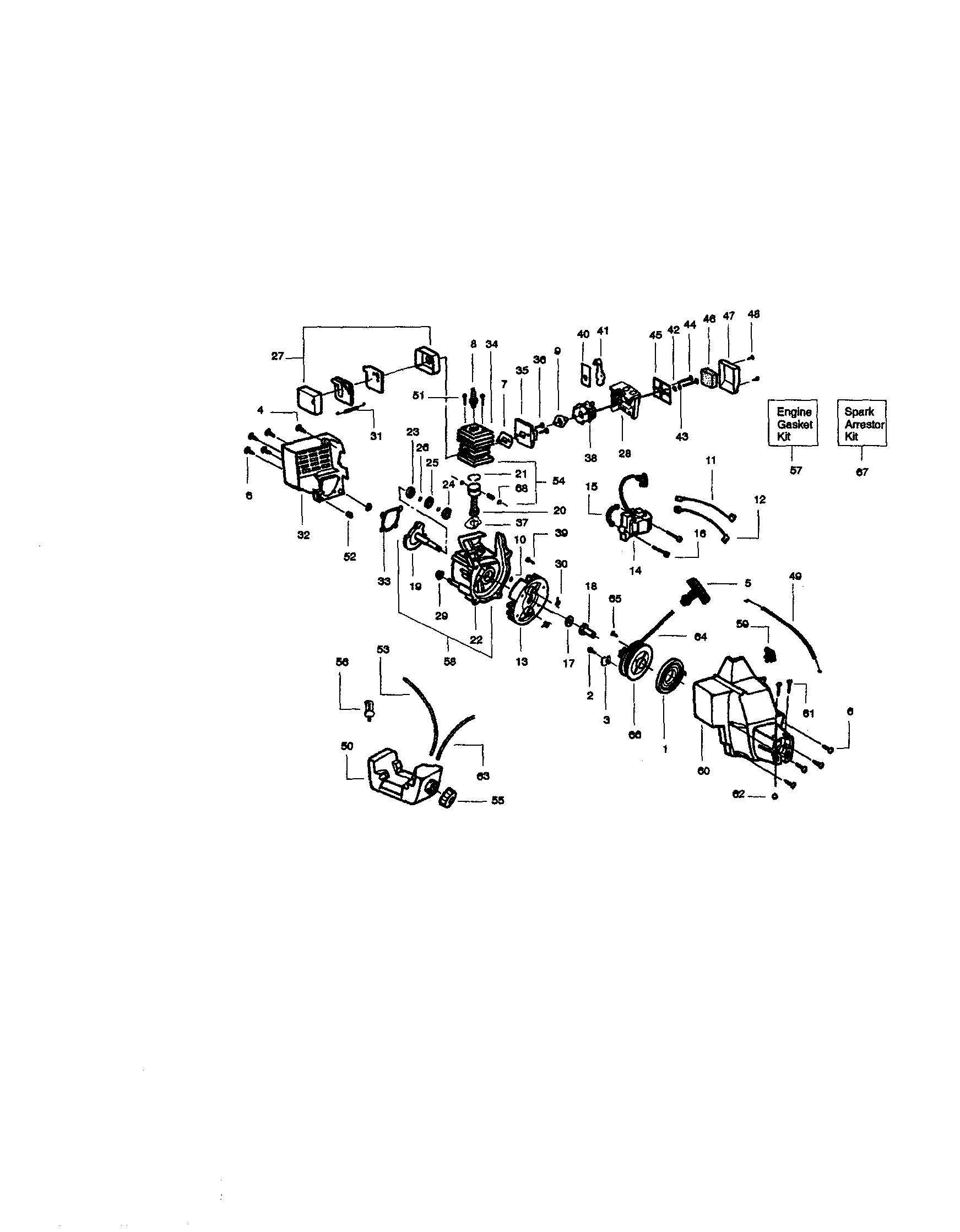 craftsman 32cc weedwacker carburetor diagram