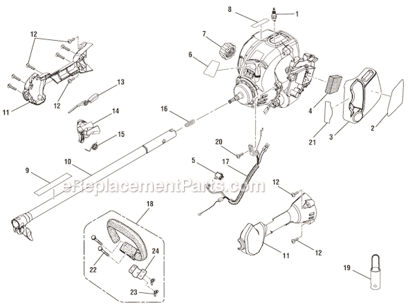 craftsman 32cc weedwacker carburetor diagram