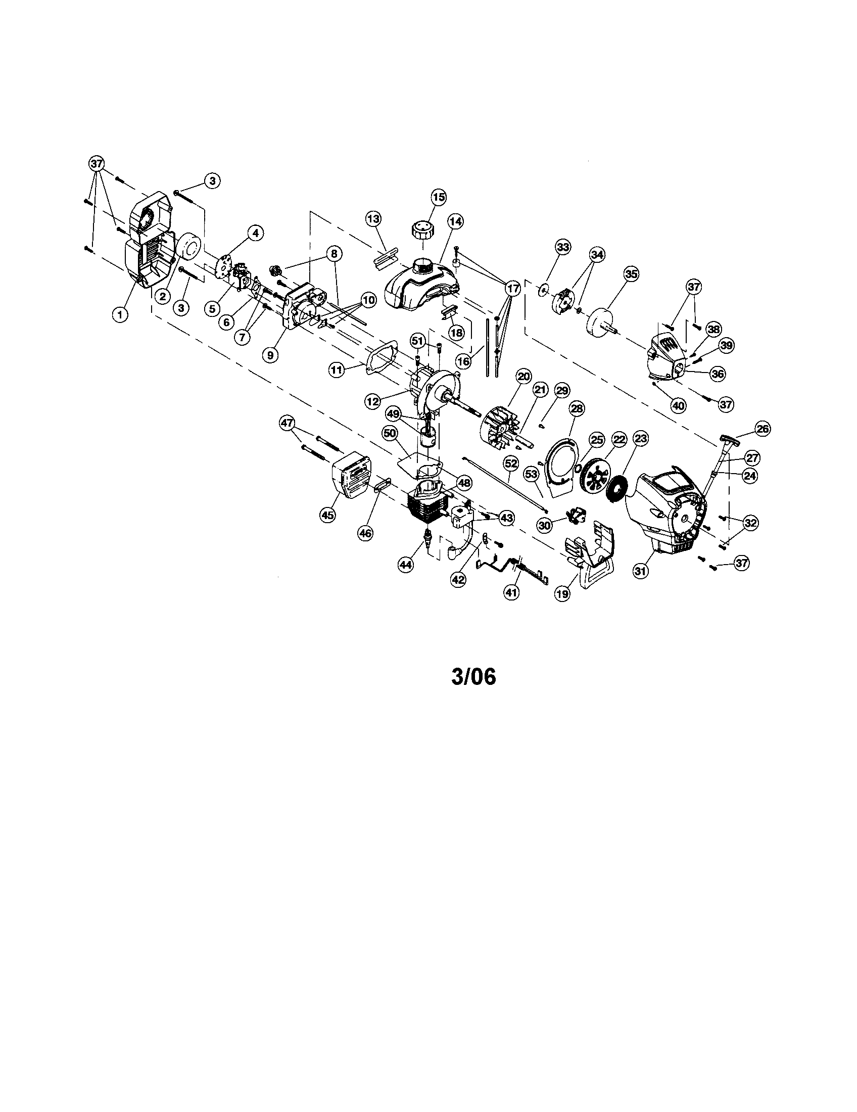 craftsman 32cc weedwacker parts diagram