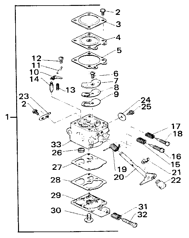 craftsman 32cc weedwacker parts diagram