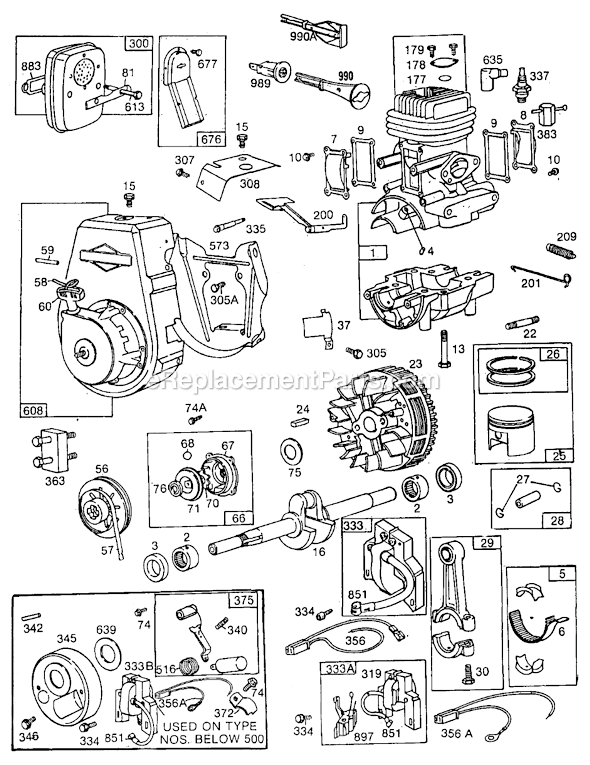 craftsman 6.5 hp lawn mower carburetor diagram