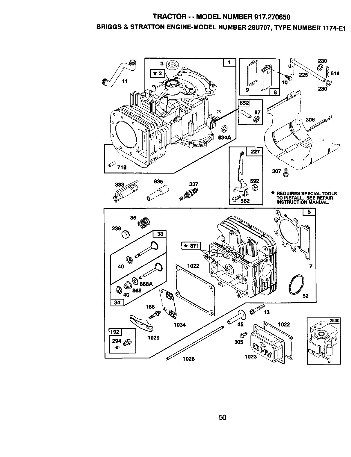 craftsman 917.270650 wiring diagram
