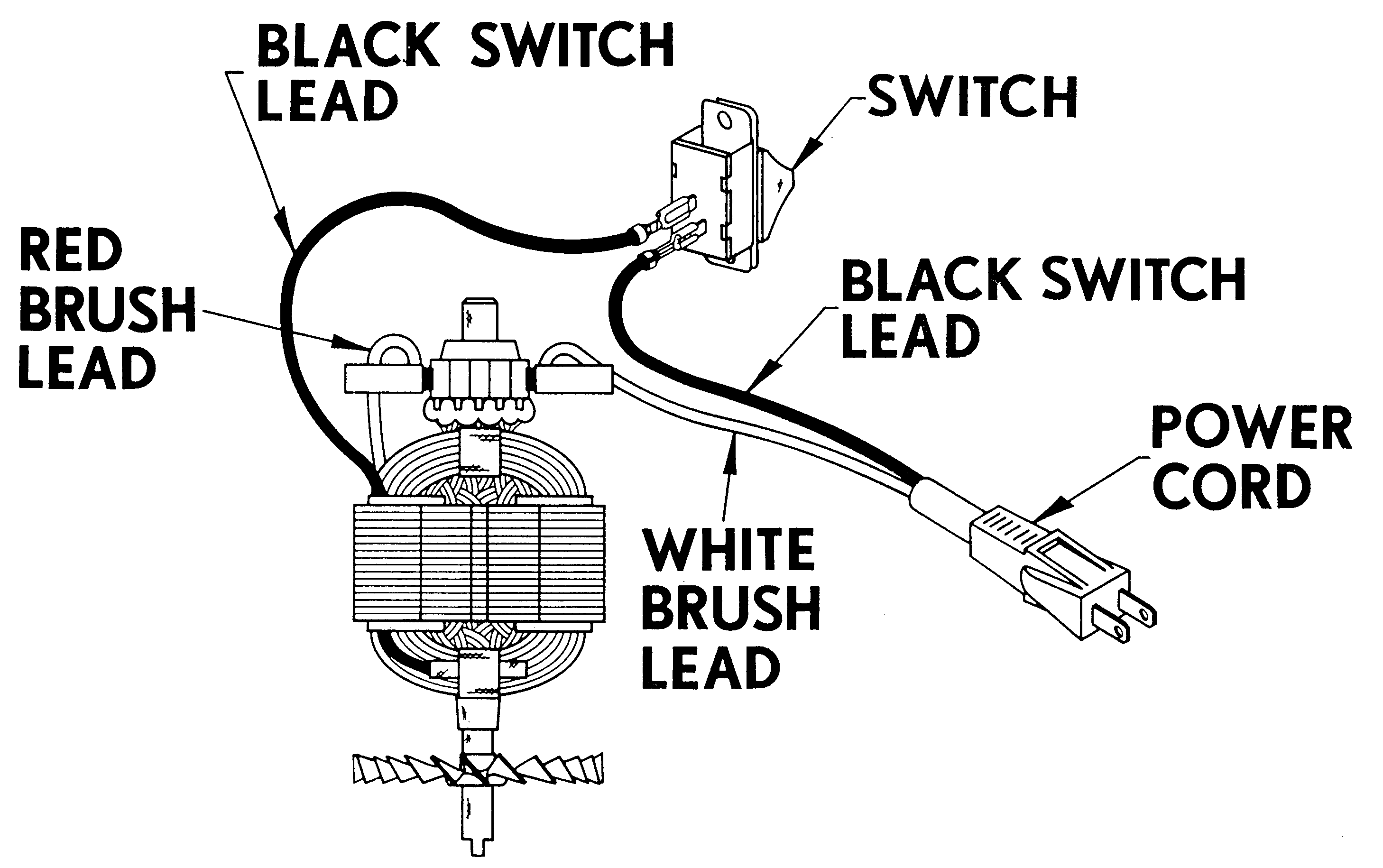 craftsman bench grinder wiring diagram
