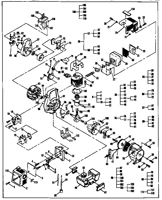craftsman edger carburetor diagram