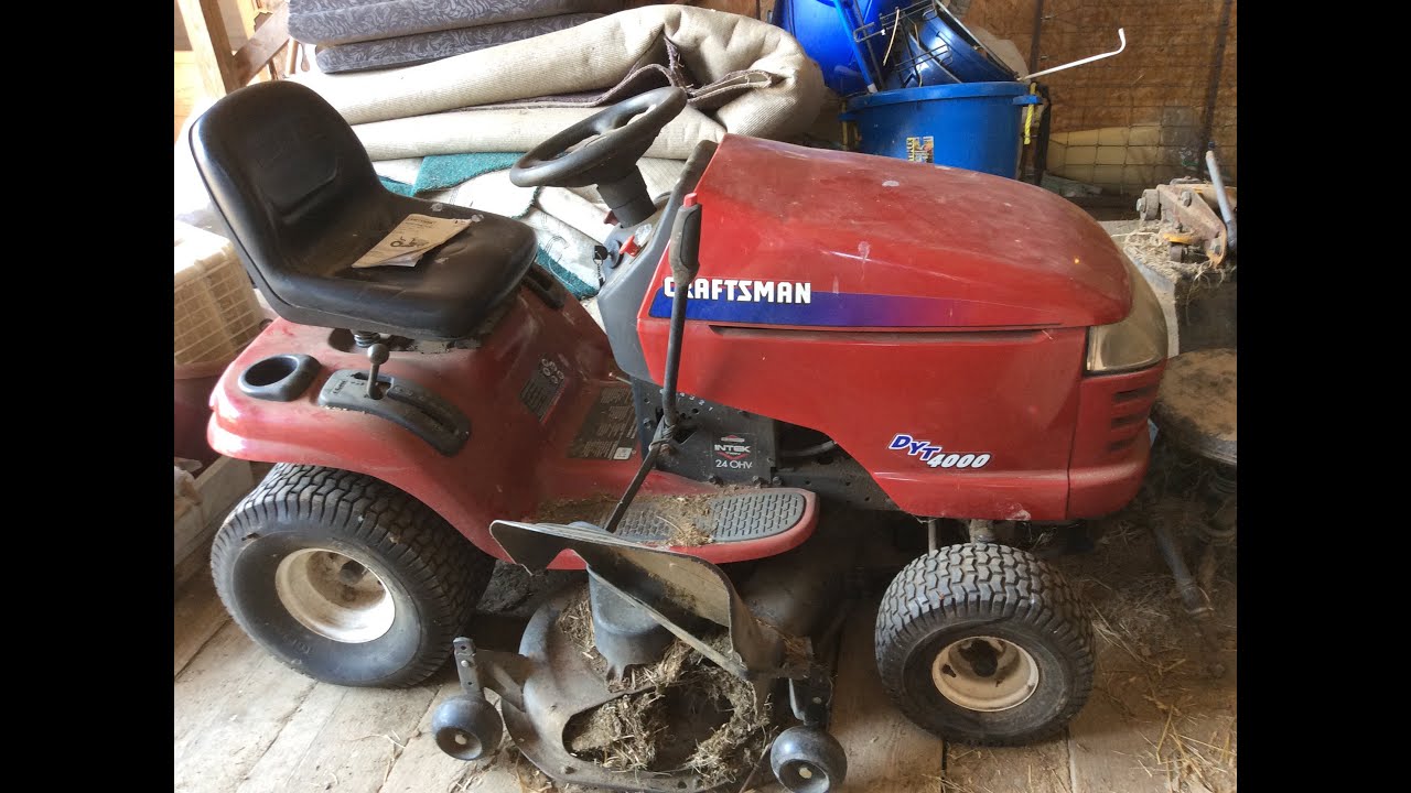 craftsman gt5000 mower deck belt diagram