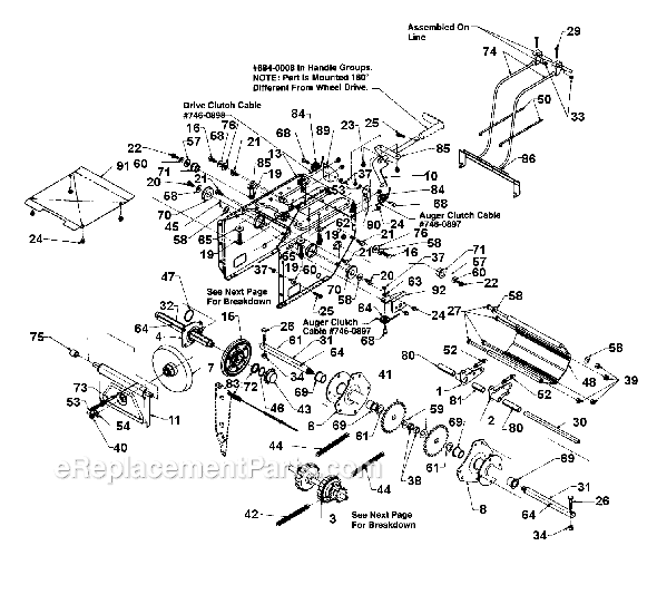 craftsman gt6000 belt diagram