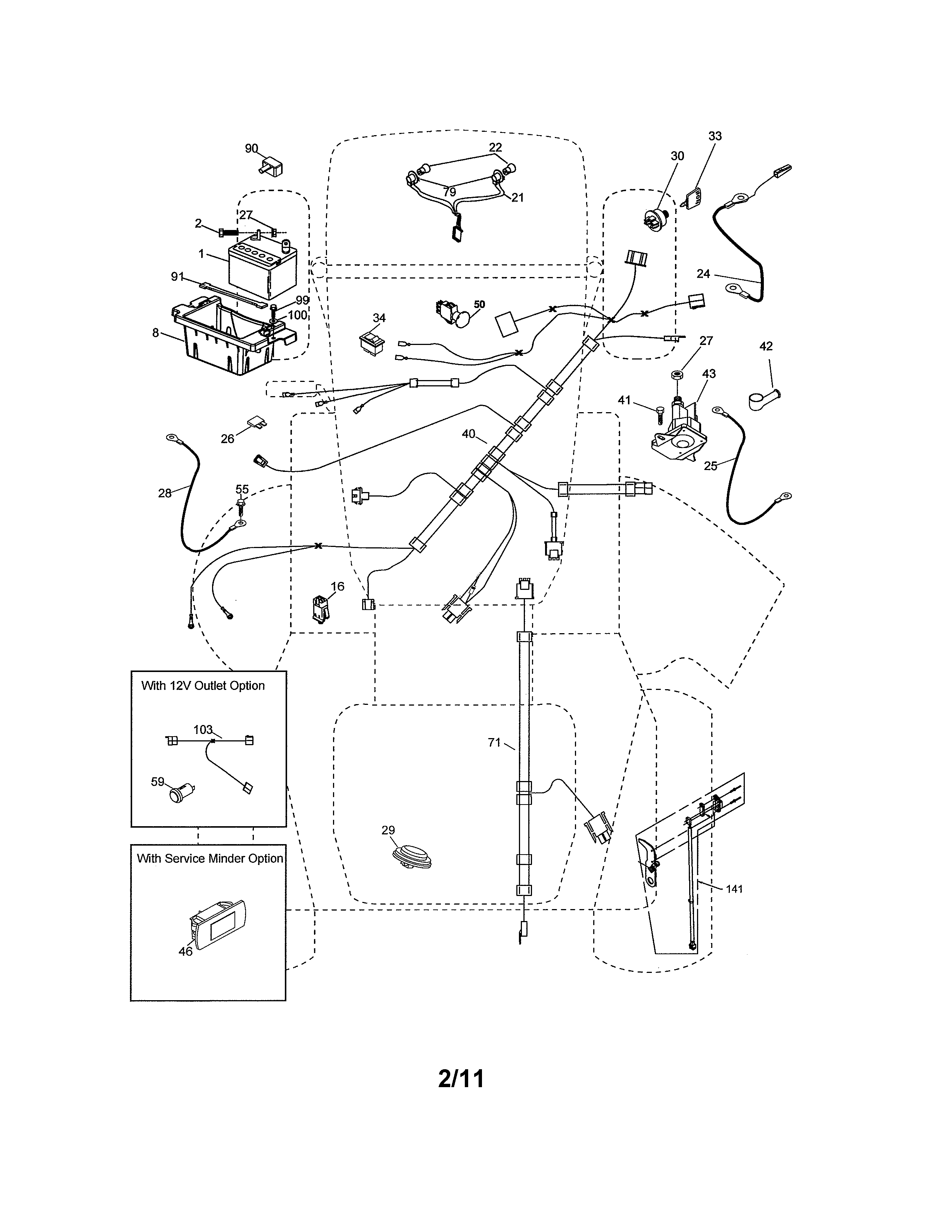 craftsman gt6000 belt diagram