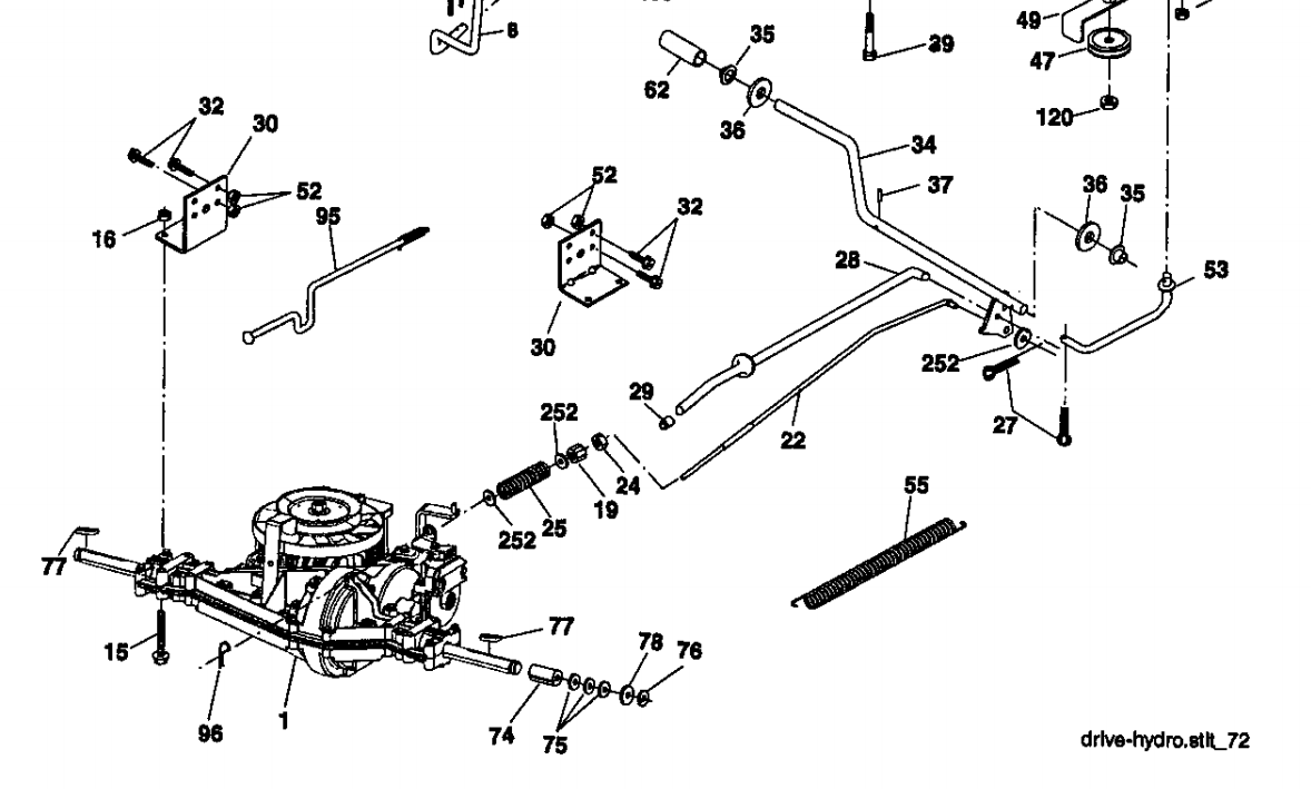 craftsman lt1000 carburetor diagram