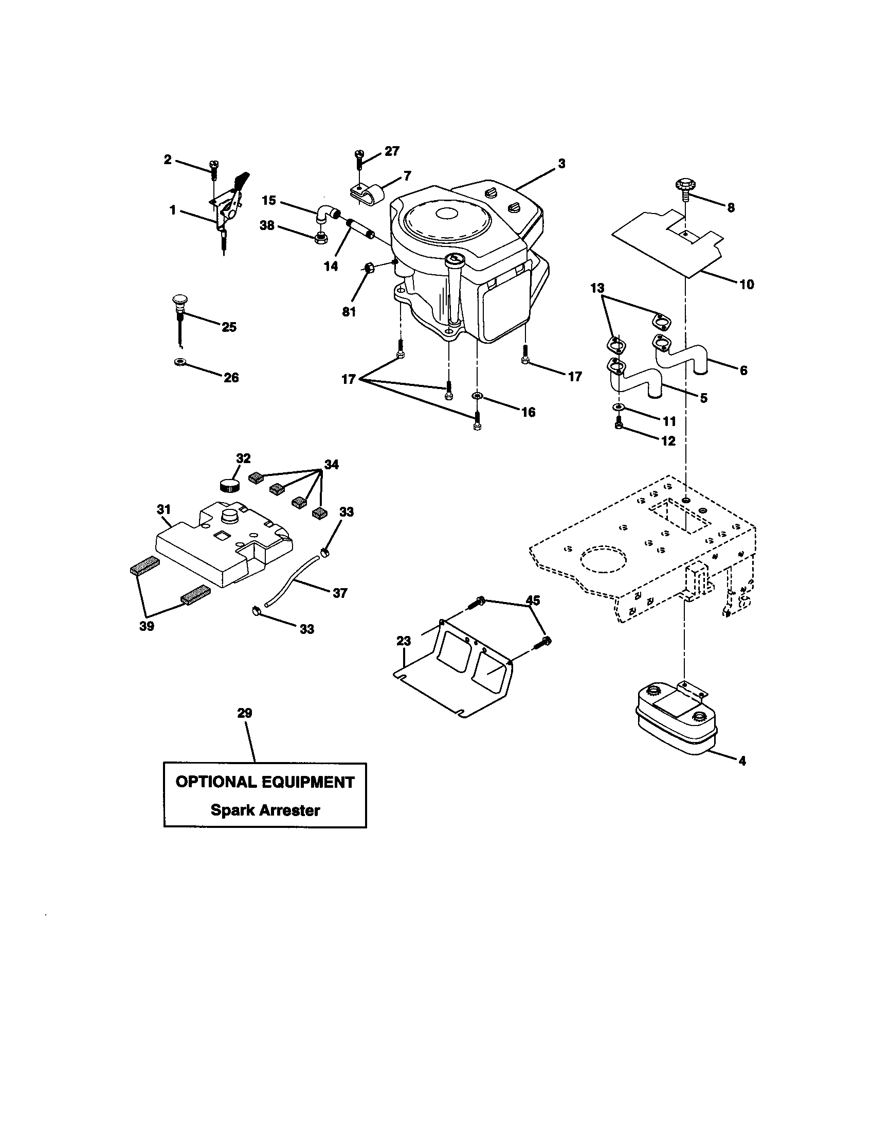 craftsman lt2000 carburetor diagram
