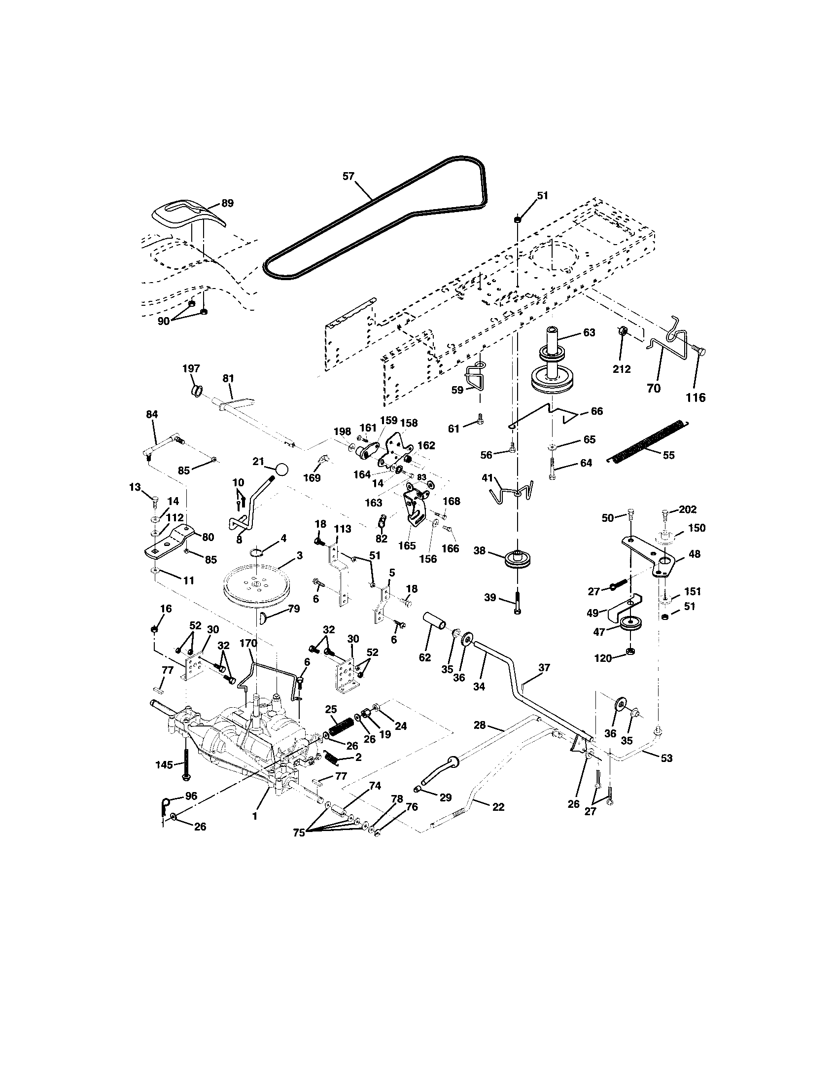 craftsman ltx 1000 parts diagram