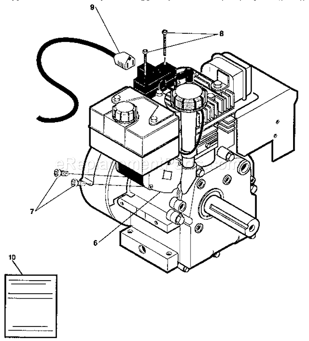 craftsman snowblower carburetor diagram