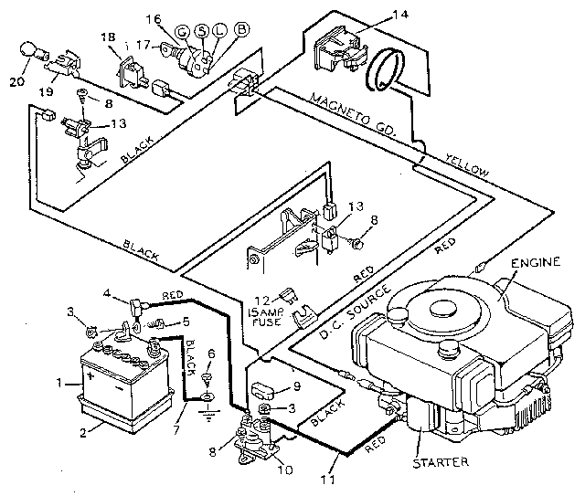 craftsman yts 4000 wiring diagram