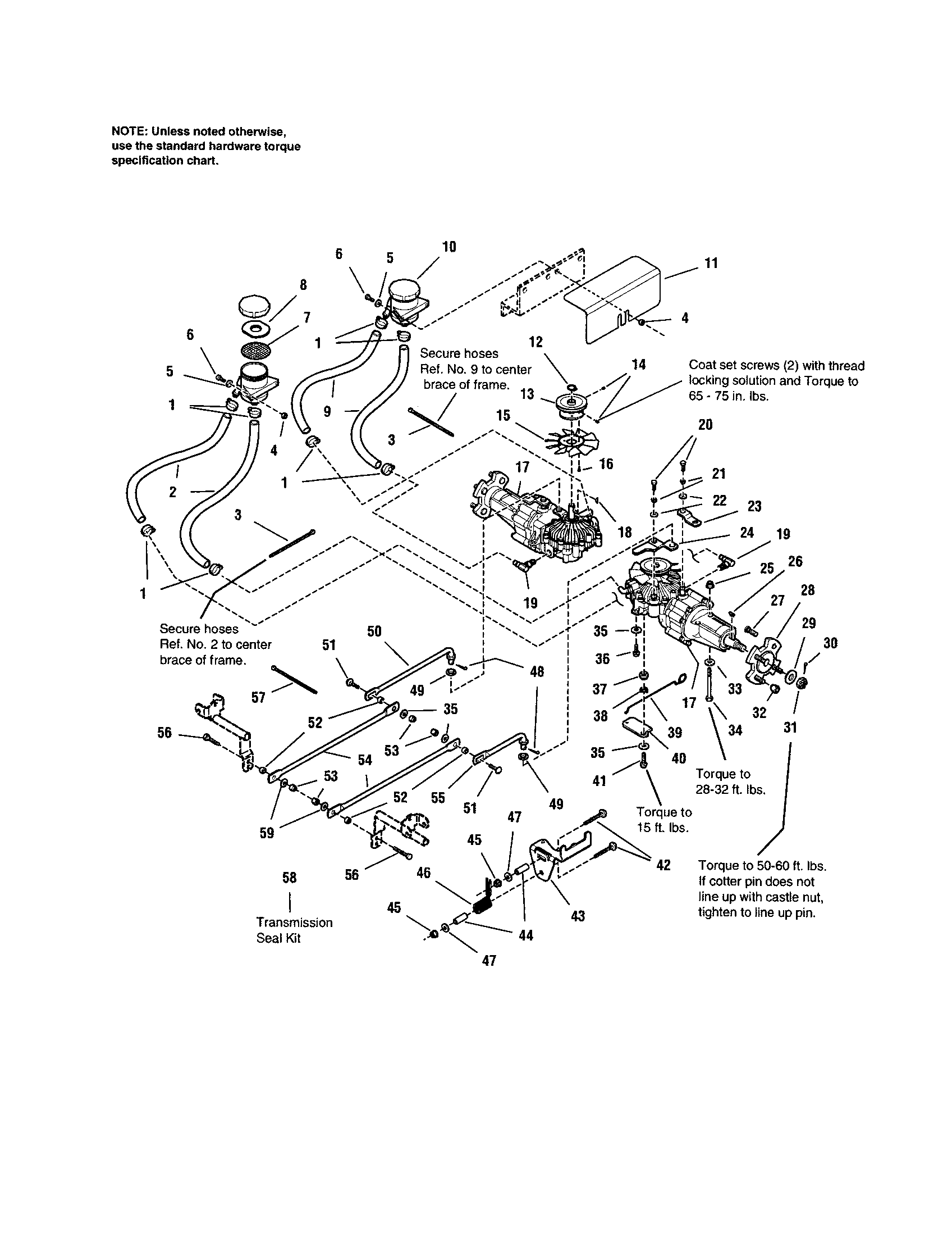 craftsman zt 7000 deck belt diagram