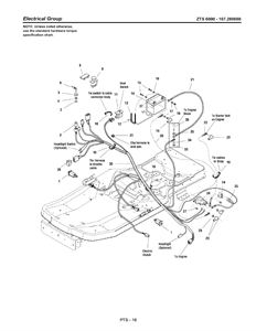 craftsman zt 7000 deck belt diagram