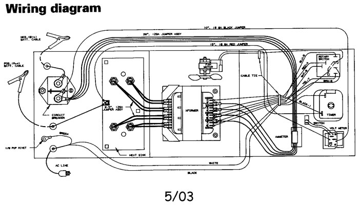 craftsman275 amp battery charger wiring diagram